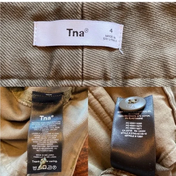 TNA Williamsburg Pant Gd Mossy Stone - Picture 12 of 13